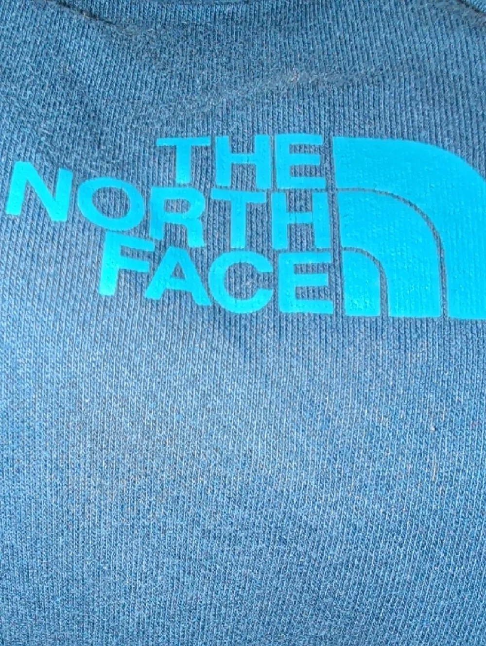 The North Face Blue Pullover Hoodie Men's Size L with Used Good